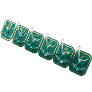 6Pcs Hooks Strong Self Adhesive Hooks Key Storage Hanger for Kitchen Bathroom Door Wall icon