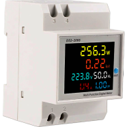 6 In 1 Digital Smart Energy Meter 100a Ac Lcd Display Voltage Current Power Factor Frequency Active Power Kwh Din Rail Electric Meter icon
