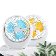 6 Inch Mini USB Rechargeable Fan Portable Silent Electric Office Fan image
