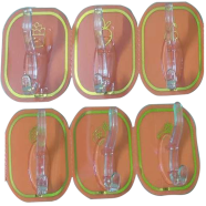 6 in 1 Sticky Hooks Strip for Wall Hanging image
