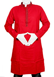 DarkRed Short Panjabi (P-118) image