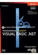 Programming Microsoft Visual basic Net image