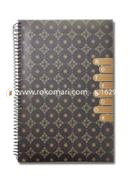 Hearts Essential Notebook - Brown Color image
