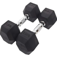 7.5Kg Hex Dumbbells 1 Pair (Total 15kg) image