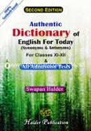 Authentic Dictionary English for Today (11th and 12th Class) image