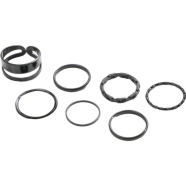 7 Pcs Finger Rings Set for Girls or Women Black image