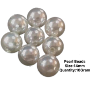 7 Sizes Pearl Beads Mix Pack 70gm For Jewelry And Crafts image