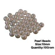 7 Sizes Pearl Beads Mix Pack 70gm For Jewelry And Crafts icon