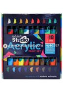 Mont Marte Studio Acrylic Paint Set 18pce x 36ml image