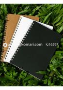 Executive Series Black, Kraft and White Cover Spiral 3-Pack image
