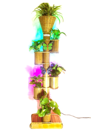 Corner Six tree tob Stand with LED light (PC-7203) image