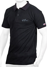 Suisuta Black Men Polo T-Shirt(TS126) image
