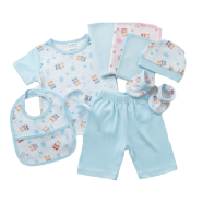 8 Pieces Baby Gift Set – Newborn Essentials Clothing and Accessories Combo image