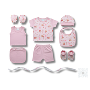 8 Pieces Baby Gift Set – Newborn Essentials Clothing and Accessories Combo image