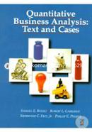 Quantitative Business Analysis: Text and Cases image