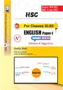 English Paper I (Model Tests With Solutions and Suggestions) (HSC and Classes: XI-XII) HSC Exam-2022 image
