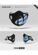 Fabrilife Premium 7 Layer Manchester City FC Designer Cotton Face Mask image