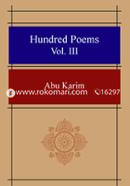 Hundred Poems Vol. III image