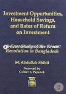 Investment Opportunities, Household Savings, and Rates of Return on Investment: A Case Study of the Green Revolution in Bangladesh image