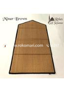 Minar Relax Foam Padded Jaynamaz - Brown Color image