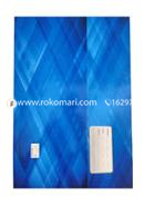 General Floral Court File - Nut Brown and Light Blue Color image