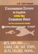 Uncommon Errors in English with the Common Ones for the uncommon reader image