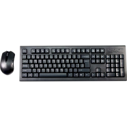 A4TECH 3000N Black Wireless Keyboard and Mouse Combo with Bangla