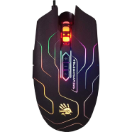 A4TECH Bloody Q80 Neon X-GLIDE Wired Gaming Mouse image