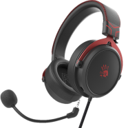 A4Tech Bloody M590i Virtual 7.1 Surround Sound Gaming Headset with Detachable Mic FIRE BLACK image