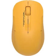 A4Tech FG15C Air2 1200 DPI, 2.4 G Rechargable Wireless Mouse [ Desk Plus Air ] Dual Functions Yellow image