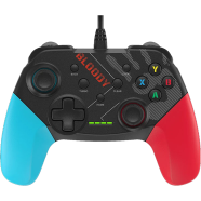 A4Tech GP30 Ergonomic Shape, Dual Vibration Motors, Turbo Speed Usb Gamepad Sports Blue image