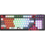 A4Tech WS98 Rgb Blms Red Switch Bluetooth 5.1 Plus 2.4g Plus Wired Dual-coreeless Mechanical Gaming Key Wirboard Naraka image