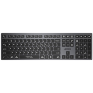 A4tech Fstyler FBX50C 2.4G Bluetooth Rechargeable Type-C Multi-Mode Wireless Keyboard-Grey