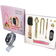 A59 Plus Smartwatch – 2.02 Inch Big Display, Magnetic Charging, Heart Rate Monitor, Sports Band and Gift Set for Women (Silver) image