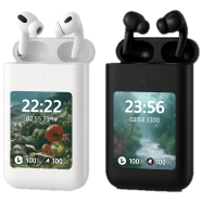 A98 Bluetooth Earbuds Touch Screen Charging Box with Built-in Power Bank (Multicolor) image