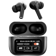 A9 Pro Wireless Bluetooth Headphones Original Earphone ANC Noise Reduction Headset LED Touch Screen Earbuds-Best Rate image