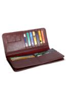 AAJ Antique Brown (Agun) Long Wallet SB -W137