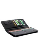 AAJ Croco Design Leather Long Wallet SB-W138 Black image