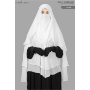 Glam Touch ABRU 3 Layer Hijab Niqab Set image