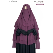 Glam Touch ABRU 3 Layer Hijab Niqab Set image