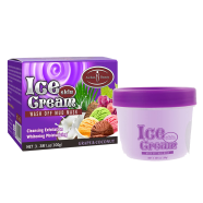 AICHUN BEAUTY Ice Cream Facial Wash Off Mud Mask Oil-Control Deep Cleaning Moisturizing Exfoliation Blackhead Skin Care 100g image