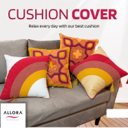 ALLORA Chenille Sofa Cushion Cover 4Pcs Combo image