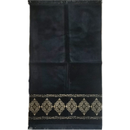AL Rashed Turkey Premium Prayer Jaynamaz Matblack Colour- (Any Design) image