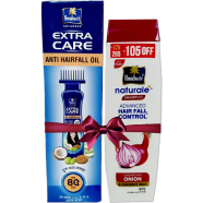 ANTI HAIR-FALL BUNDLE - Parachute Anti Hairfall Oil Extra Care 300ml (Root Applier) and Parachute Naturale Shampoo Advanced Hair Fall Control 320ml - CO image