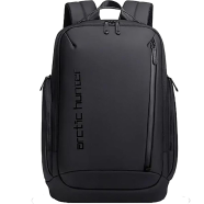 ARCTIC HUNTER Business Travel and Laptop Backpack Black - B00554 icon