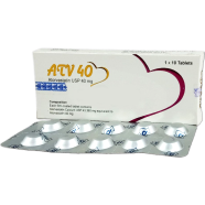ATV 40mg Tablet 10's Pack image
