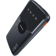 AWEI P32K Portable 10000mAh Power Bank Digital Display Phone Charger External Battery image