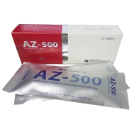 AZ 500 mg Tablet 3's strip image