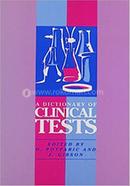 A Dictionary of Clinical Tests image