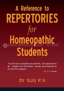 A Reference to Repertories for Homeopathic Students image